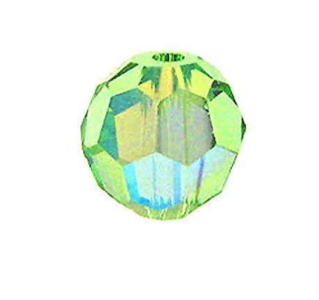 Swarovski® Beads Facet Chrysolite Aurore Boreale 8mm