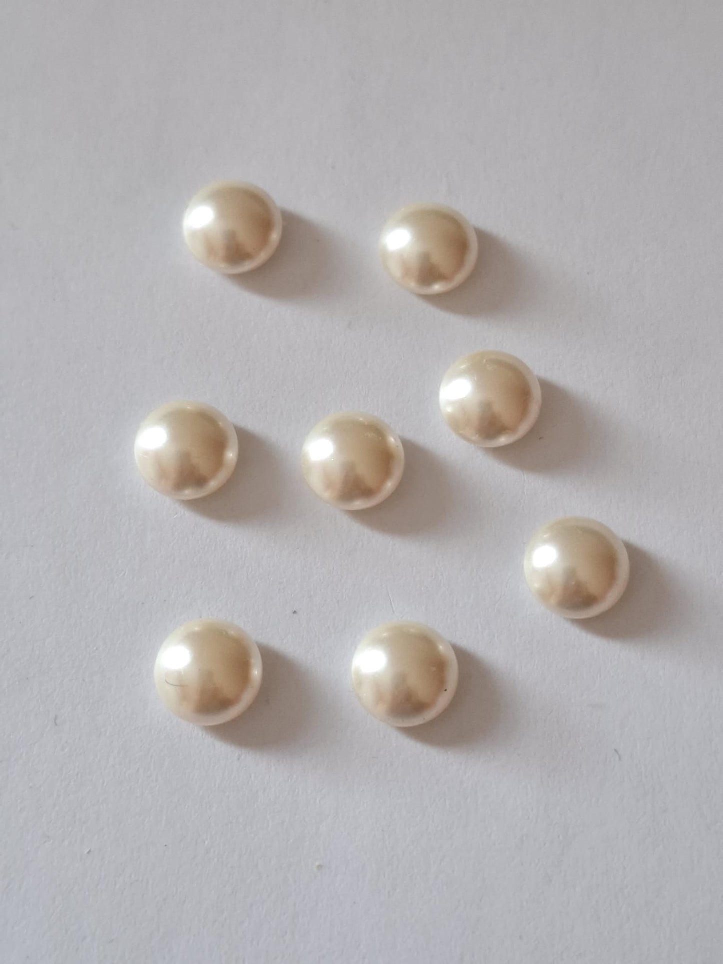 Swarovski® Pearl Cabochon Half Drilled Cream 8mm