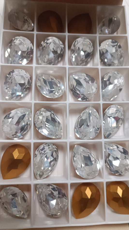 Swarovski® Fancy Vintage Pear Crystal 20x15mm