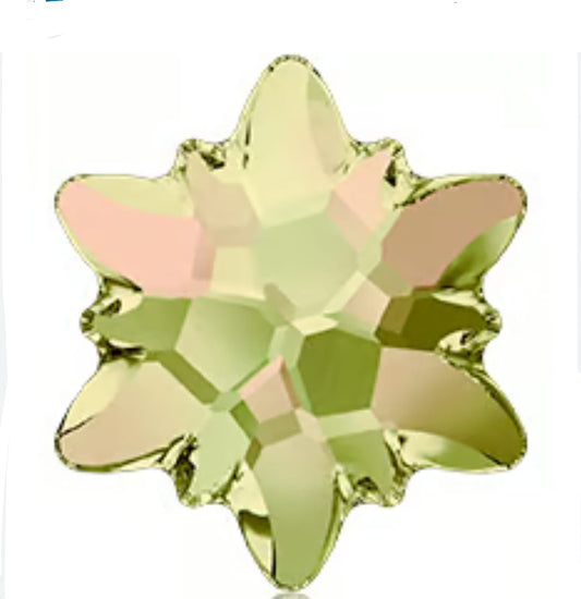 Swarovski® Flatback Edelweiss Luminous 10mm