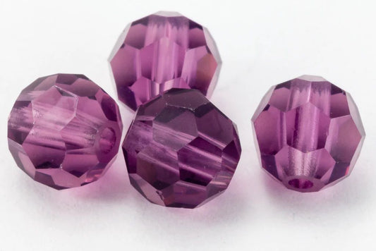 Swarovski® Beads Facet Amethyst 6mm