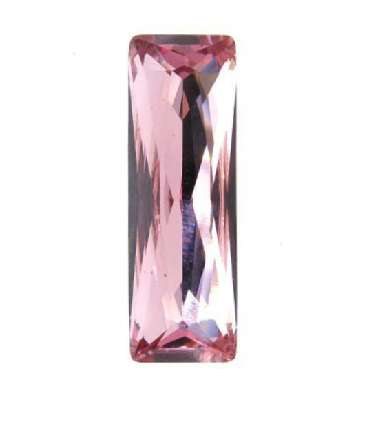 Swarovski® Fancy Princess Baguette Light Rose 24x8mm