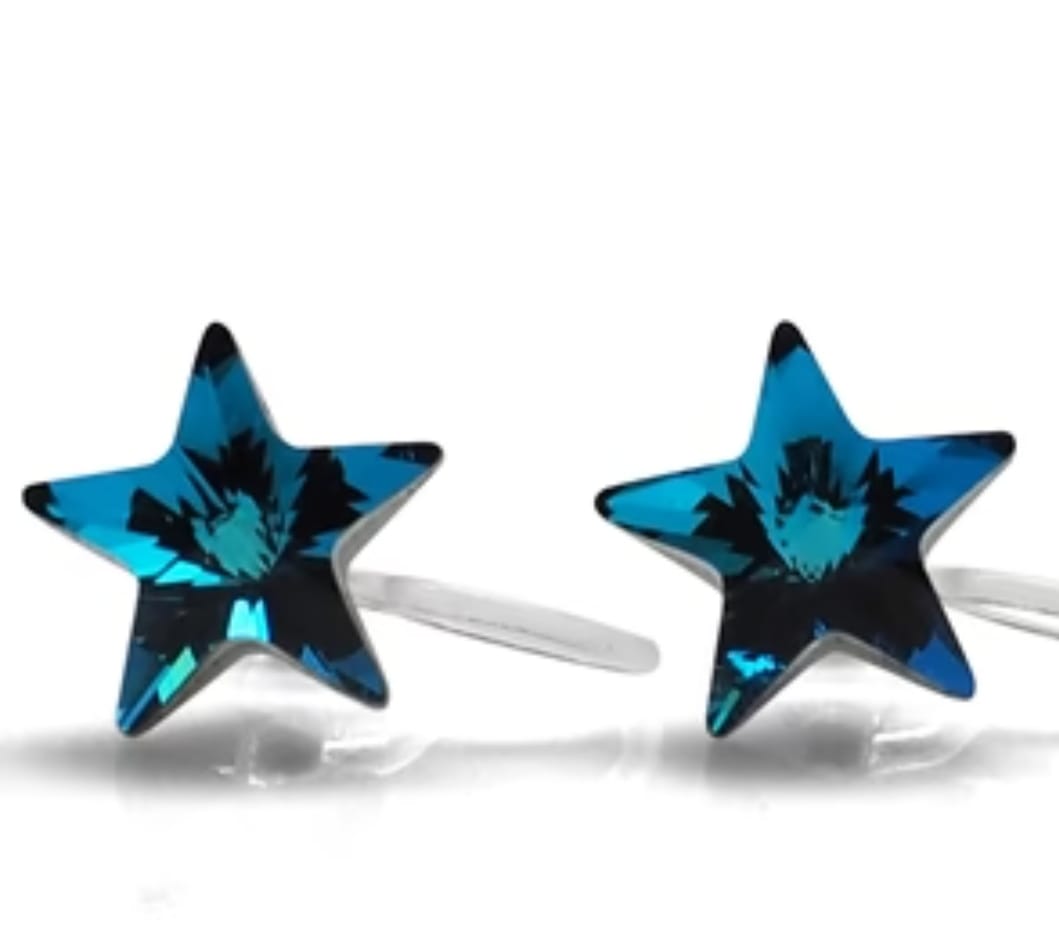 Swarovski® Fancy Star Bermuda Blue 5mm