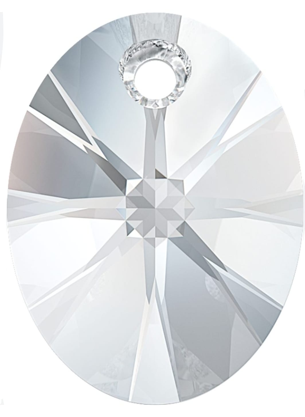 Swarovski® Anhänger Xilion Oval Crystal 8mm