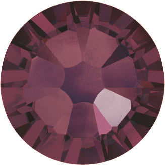 Swarovski® Nail Crystals Flat Rund Burgundy SS12