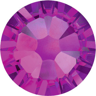 Swarovski® Nail Crystals Flat Rund Fuchsia SS5