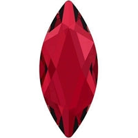 Swarovski® Nail Crystals Flatback Marquise Scarlet 8mm