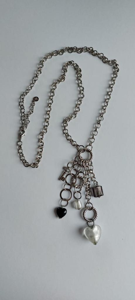 6989 Vintage Necklace made with Swarovski Beads 70cm