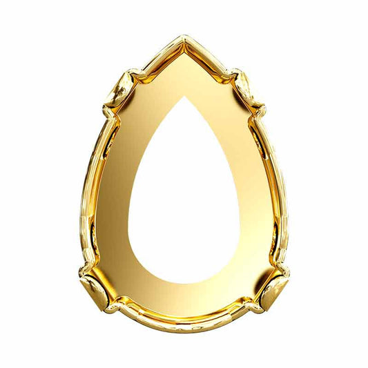 Swarovski® Setting Pear Gold 10x7mm