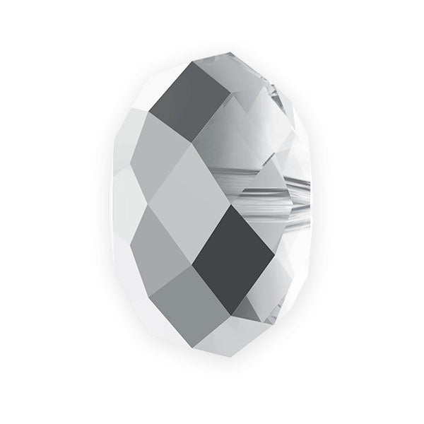 Swarovski® Beads Briolette Light Chrome 6mm