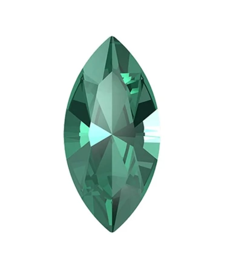 Swarovski® Fancy Navette Erinite 15x7mm