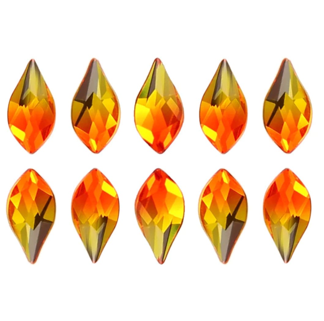 Swarovski® Flatback Hotfix Flame Fireopal 14mm