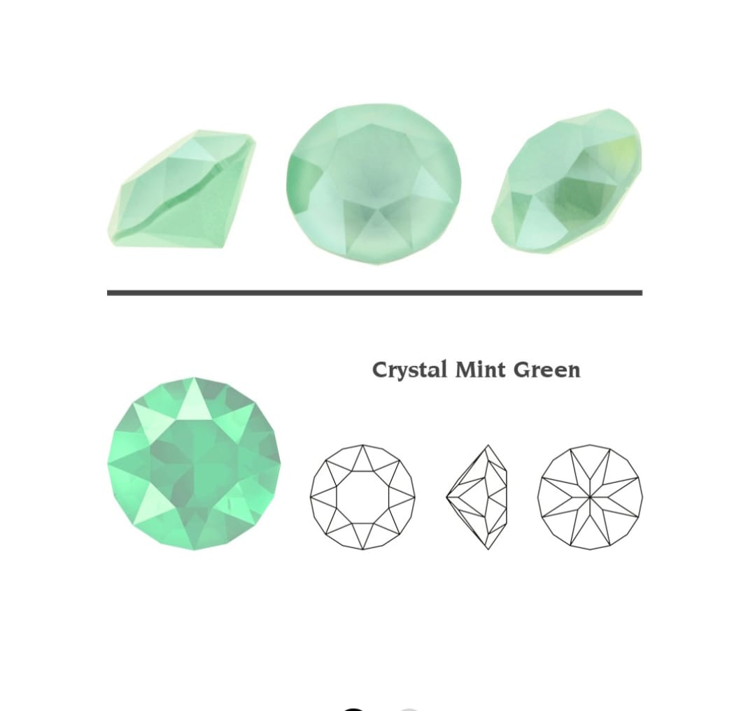 Swarovski® Chaton Mint Green SS39