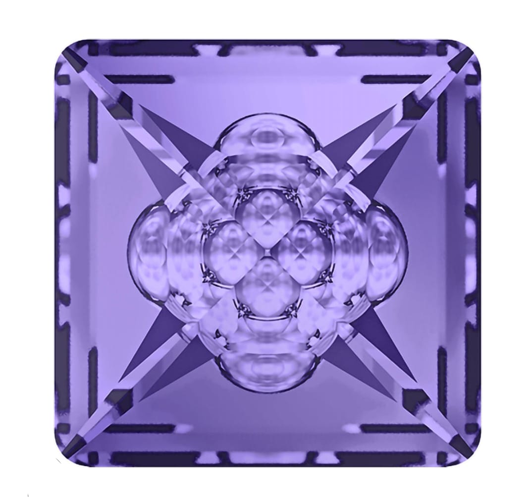 Swarovski® Fancy Vision Square Tanzanite 12mm