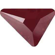 Swarovski® Nail Crystals Flat Triangle Beta Dark Red 5.8x5.3mm