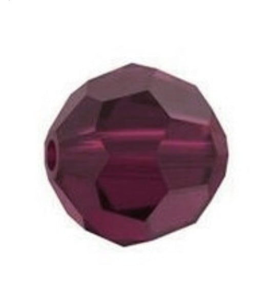 Swarovski® Beads Facet Burgundy 8mm