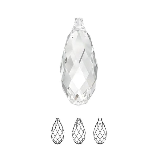 Swarovski® Anhänger Briolette Crystal 13x6.5mm