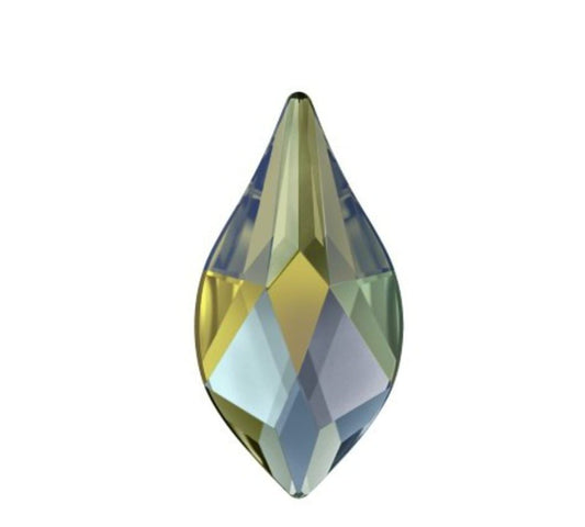 Swarovski® FlatBack Flame Iridescent Green 10mm