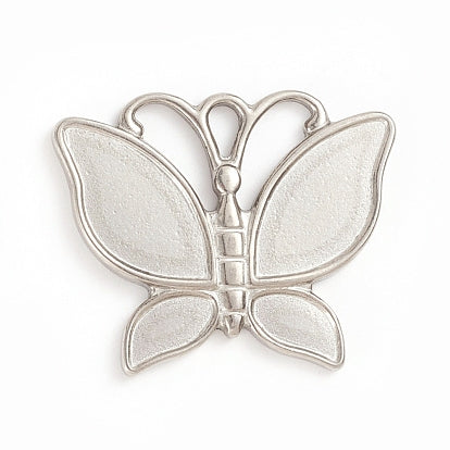 Anhänger Edelstahl Butterfly 25x31mm