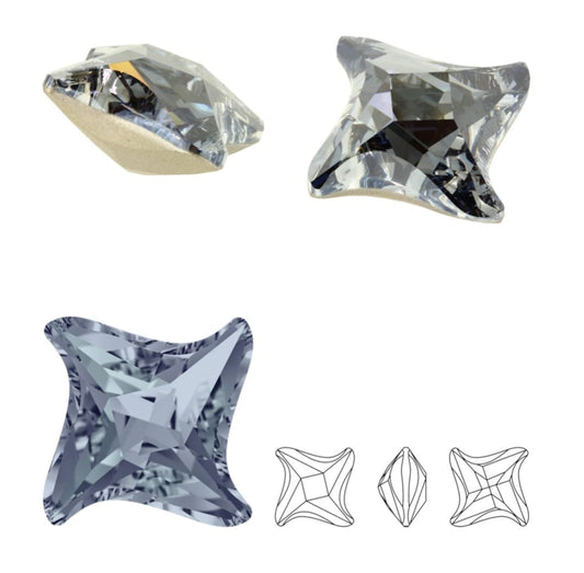 Swarovski® Fancy Twister Blue Shade 17mm