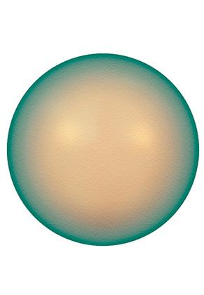 Swarovski® Pearl Half-Drilled Iridescent Green Pearl 8mm