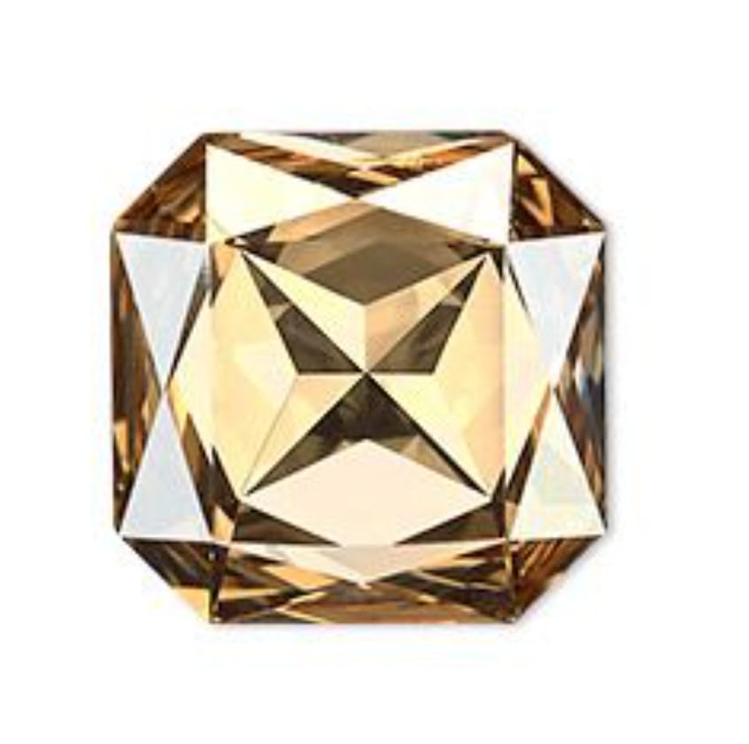 Swarovski® Fancy Square Octagon Golden Shadow 23mm