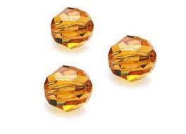 Swarovski® Beads Facet Topaz 10mm