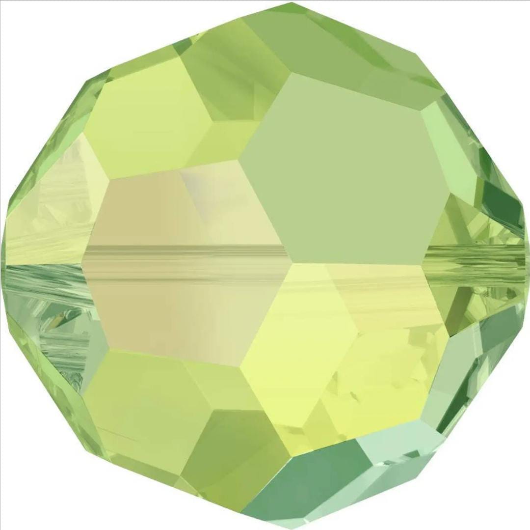 Swarovski® Beads Facet Peridot Aurore Boreale 6mm