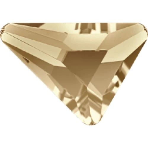 Swarovski® Flatback Hotfix Triangle Beta Golden Shadow 7x6.5mm