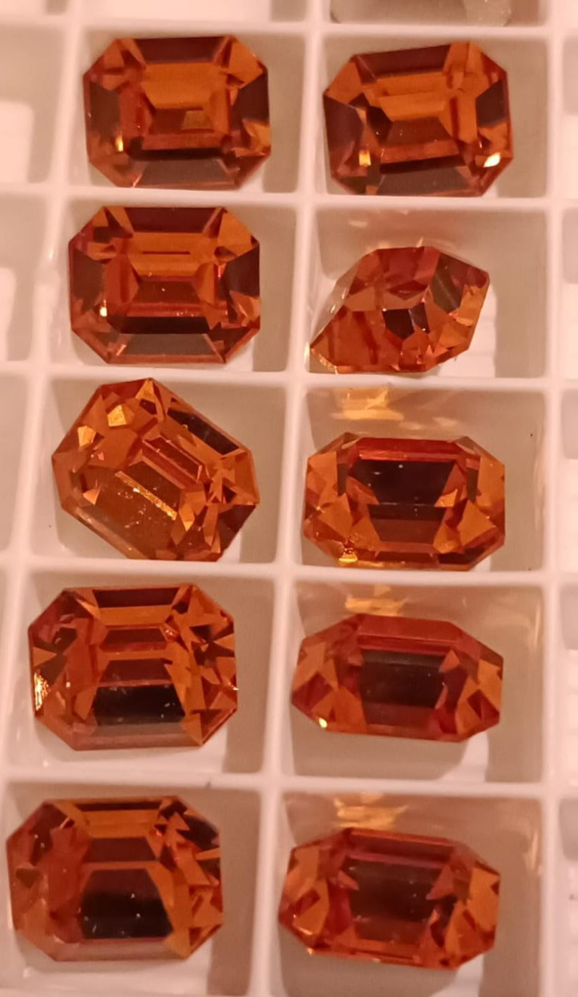 Swarovski® Fancy Octagon Topaz 12x10mm