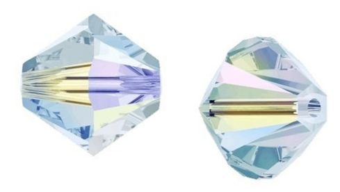 Swarovski® Beads Bicone Light Azore Aurore Boreale 2X 4mm