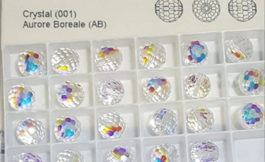 Swarovski® Beads Disco Ball Bead Aurore Boreale 6mm