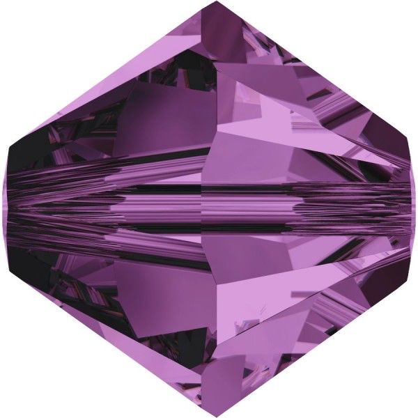 Swarovski® Beads Bicone Amethyst 3mm