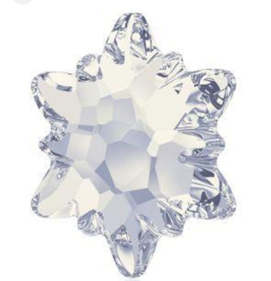 Swarovski® Flatback Edelweiss White Opal 14mm