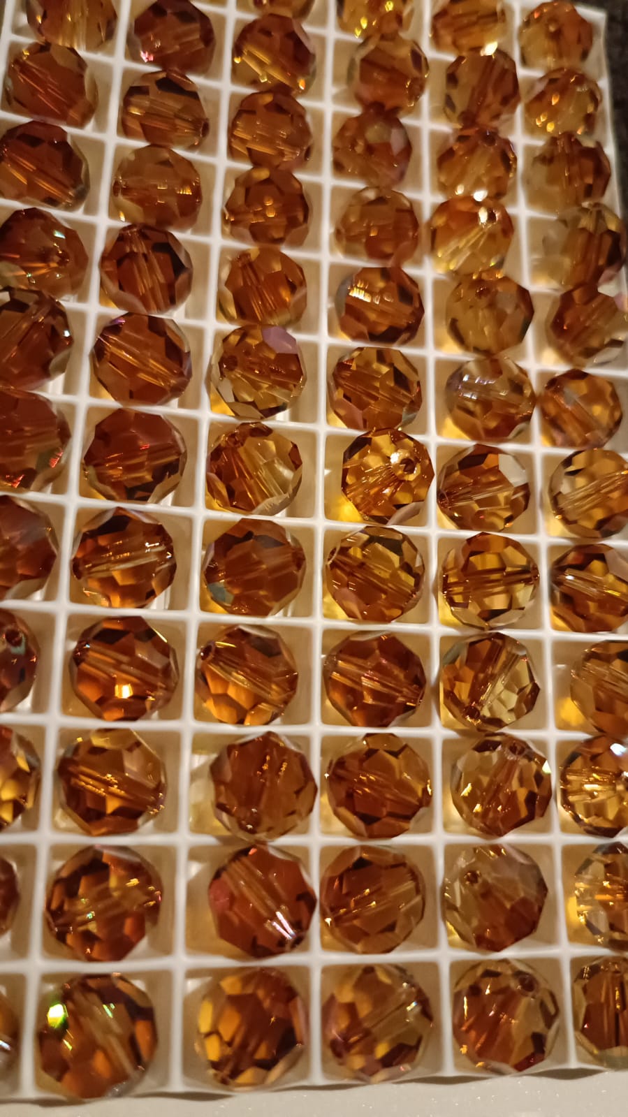 Swarovski® Beads Facet Copper 10mm