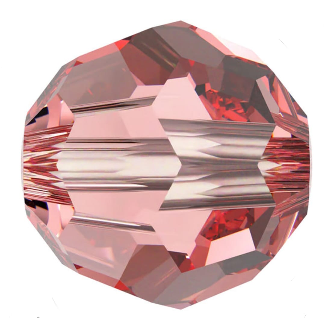 Swarovski® Beads Facet Rose Peach 8mm