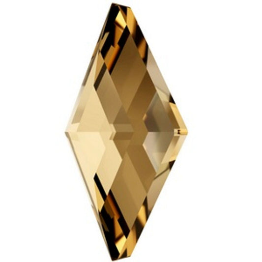 Swarovski® Nail Crystals Flat Diamond Golden Shadow 5x3mm