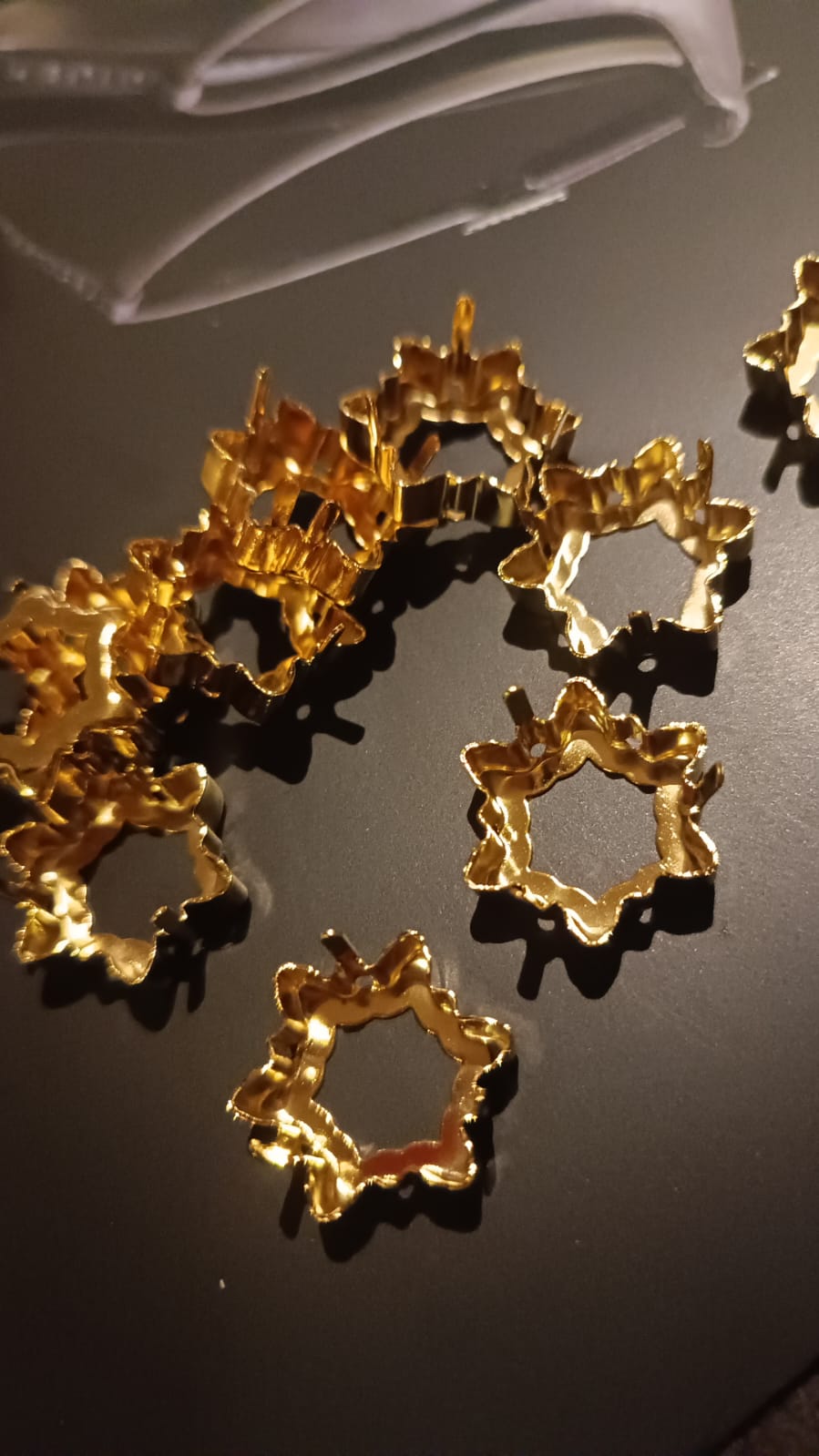 Swarovski® Fassung Edelweiss Gold 23mm