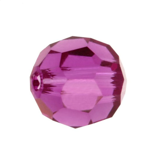 Swarovski® Beads Facet Fuchsia 6mm