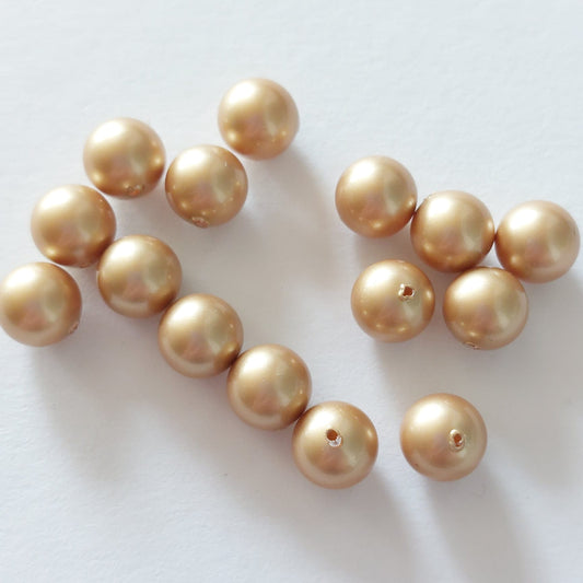 Swarovski® Pearl Vintage Gold Pearl 8mm