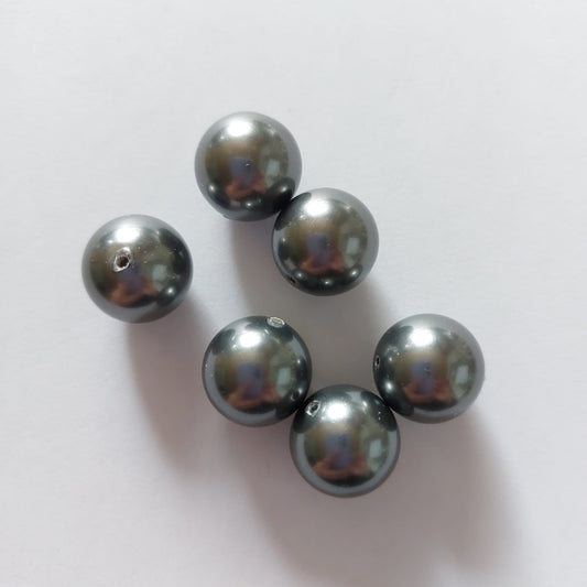 Swarovski® Pearl Dark Grey 14mm