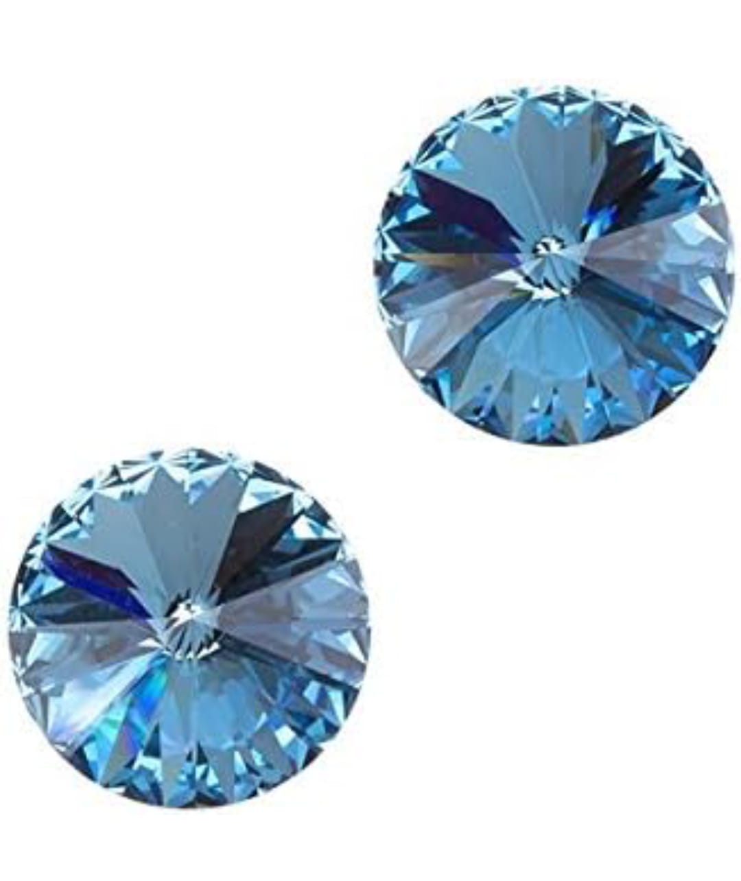 Swarovski® Rivoli Aquamarine 10mm