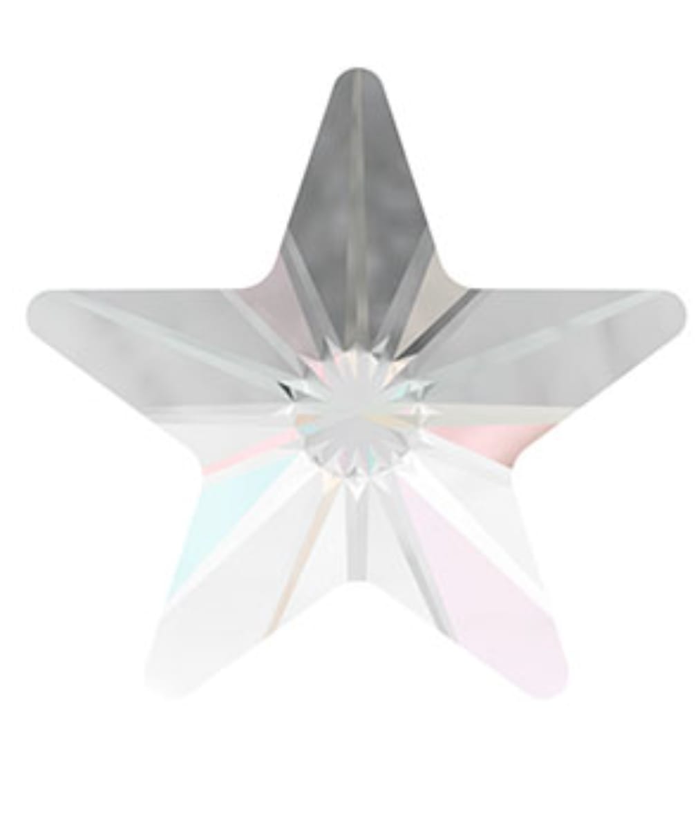 Swarovski® Flatback Hotfix Star Aurore Boreale 5mm