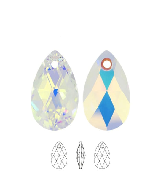 Swarovski® Anhänger Drop Aurore Boreale 16mm