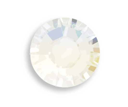 Swarovski® Flatback Hotfix White Opal SS6