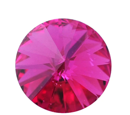 Swarovski® Rivoli Fuschia 10mm