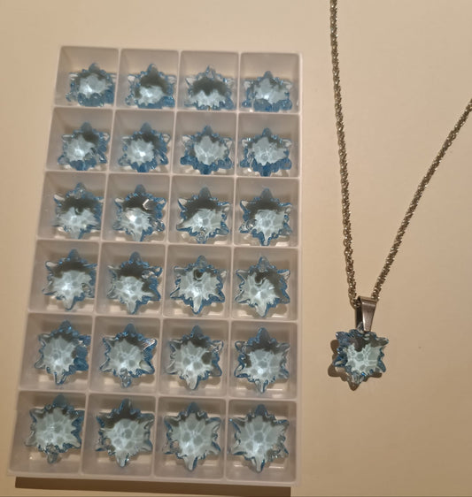 Swarovski® Anhänger Edelweiss Aquamarine 18mm