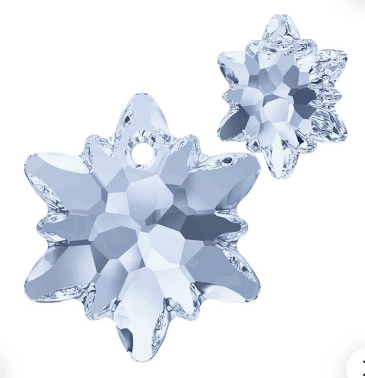 Swarovski® Anhänger Edelweiss Blue Shade 14mm