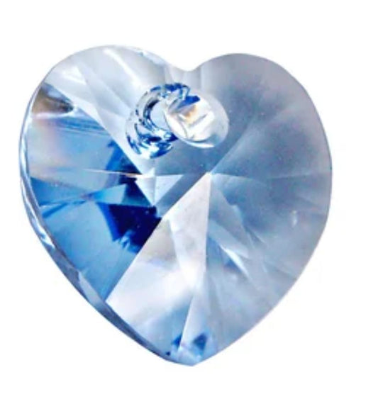 Swarovski® Anhänger Heart Light Sapphire 28mm