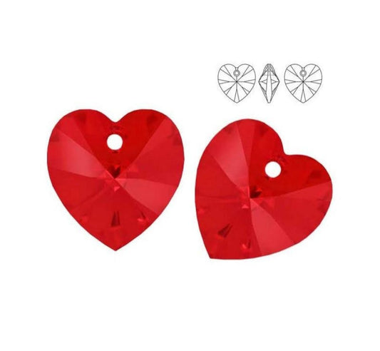 Swarovski® Anhänger Heart Light Siam 18mm